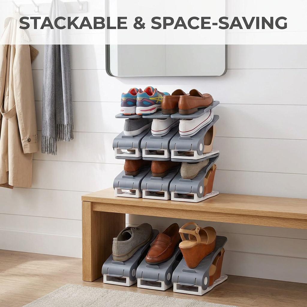 Stackable and space-saving