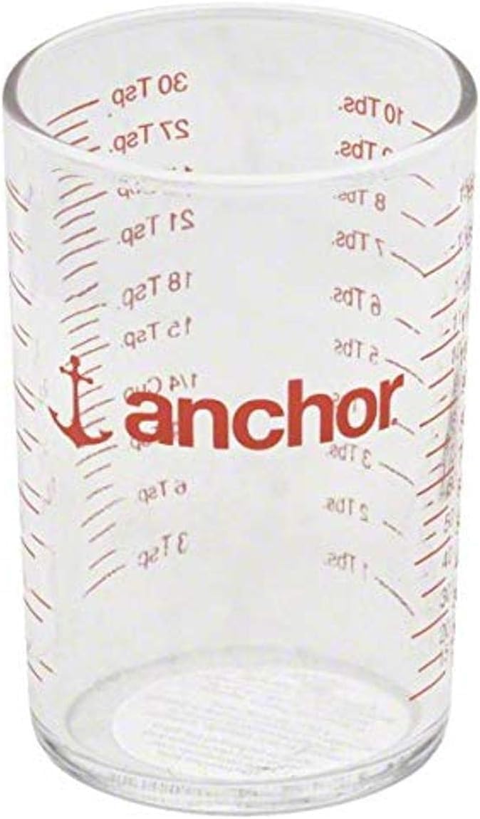 Graduated Glass Measuring Cup Set of 2 – Clear Kitchen Liquid Measuring Tools