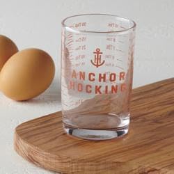 Graduated Glass Measuring Cup Set of 2 – Clear Kitchen Liquid Measuring Tools