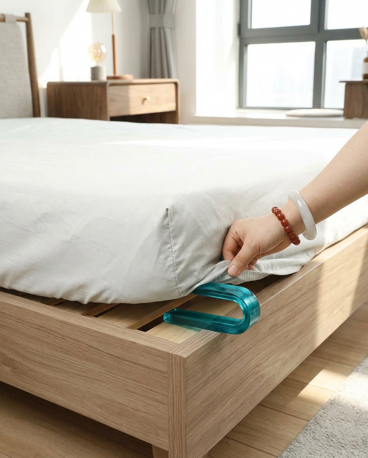 Mattress Lifter Tool in use, lifestyle