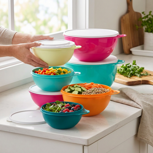 Thatsa Bowl Collection in use in a kitchen