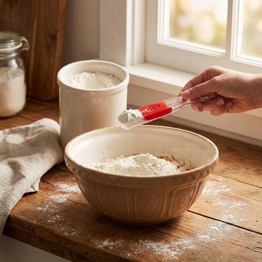 Adjustable Measuring Spoon in use