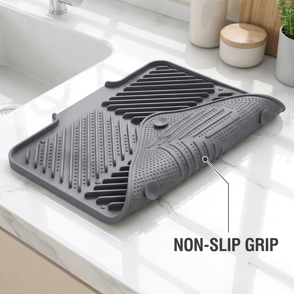 Non-slip grip backing