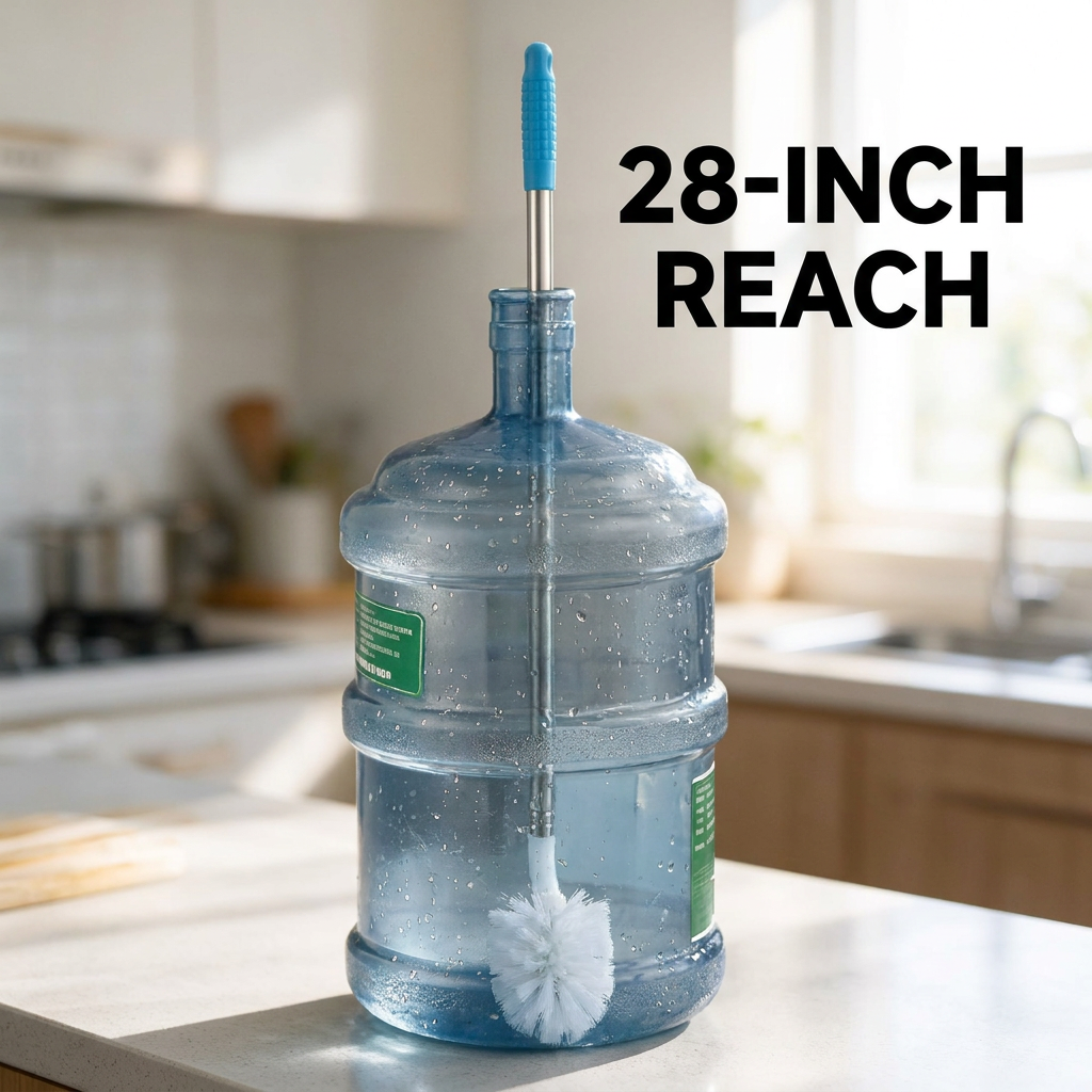 28-inch reach for deep cleaning