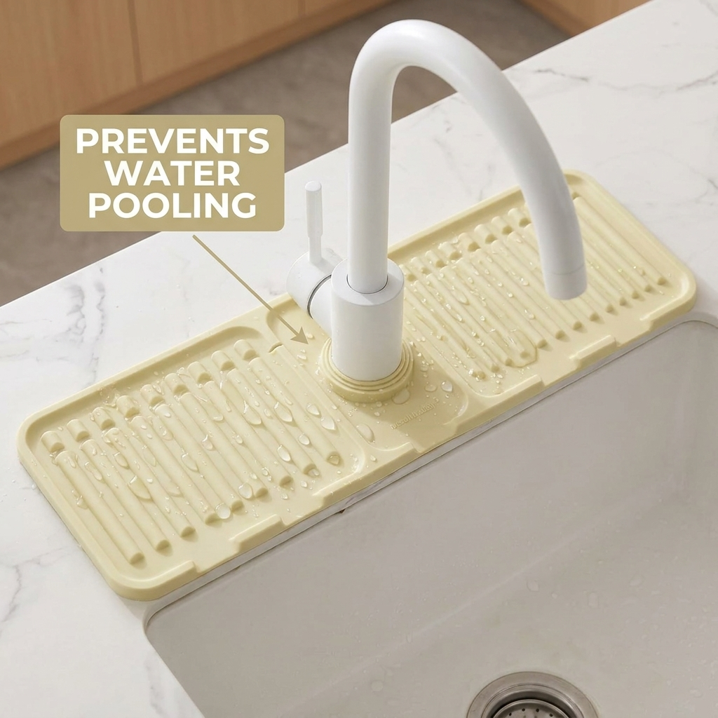 Prevents water pooling