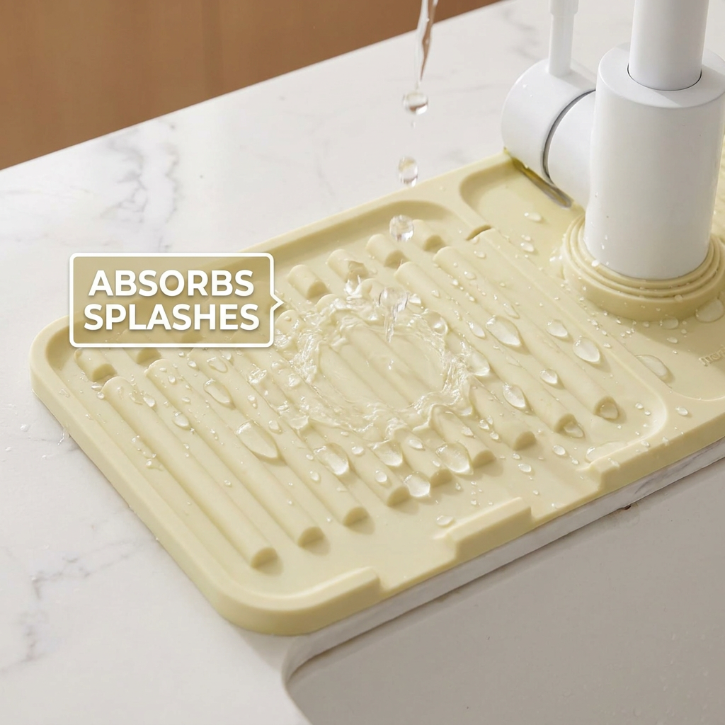 Absorbs splashes