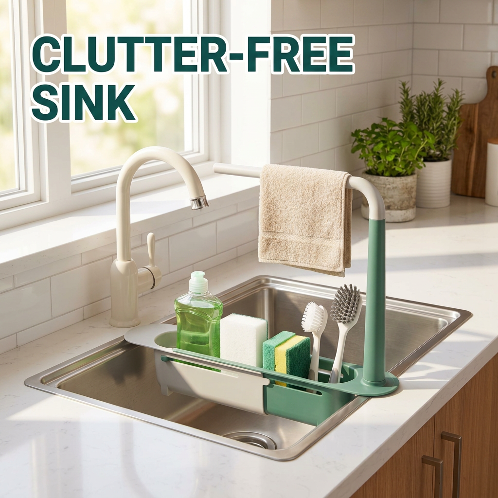 Clutter-free sink