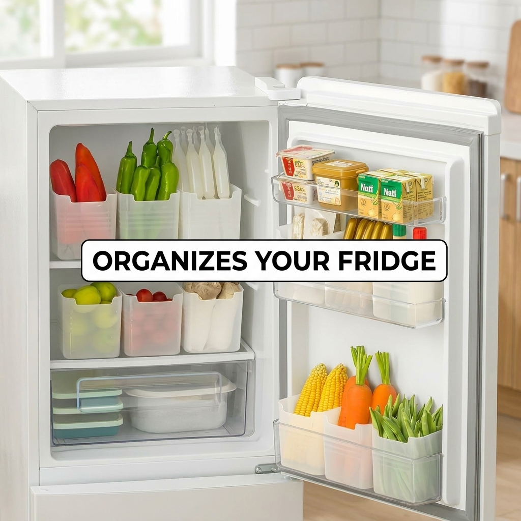 Organizes your fridge