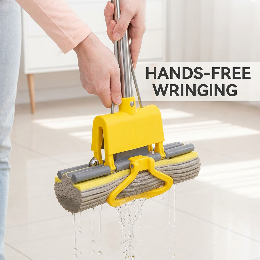 Hands-free wringing