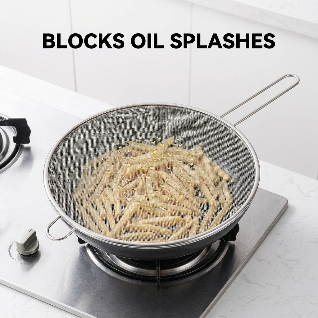 Blocks oil splashes