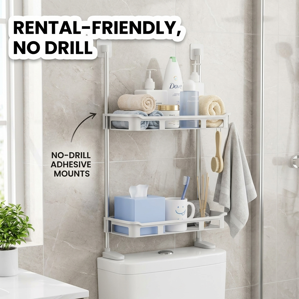 Rental-friendly, no drill