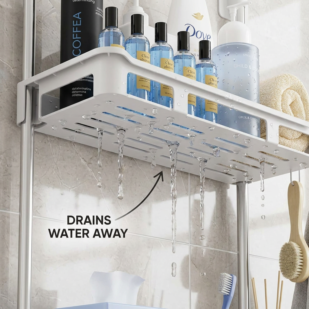 Drains water away